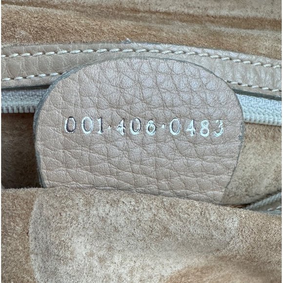 Gucci Vintage Rare Blush Pebbled Leather Crossbody Knight Charm Purse Mini Bag - Picture 5 of 14